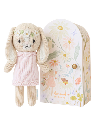 Cuddle + Kind Tiny Hannah the Bunny -  Blush