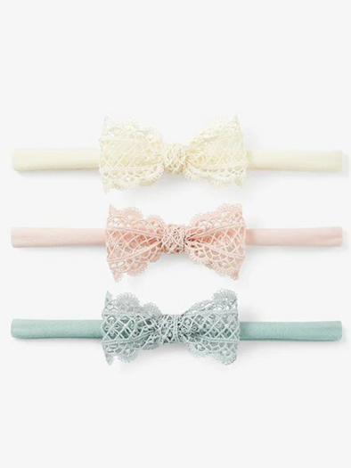 Lacey Lace Headbands- 3 Piece