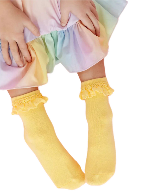 Buttercup Lace Midi Socks