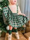 Greenley Plaid Skirted Suspender Bloomer