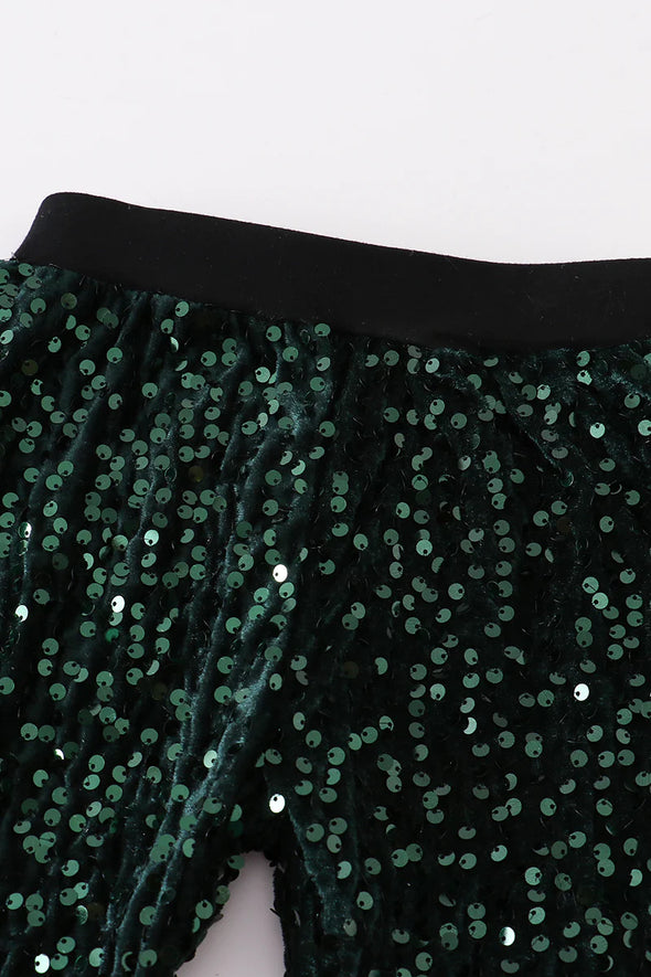 Forest Sequin Pants