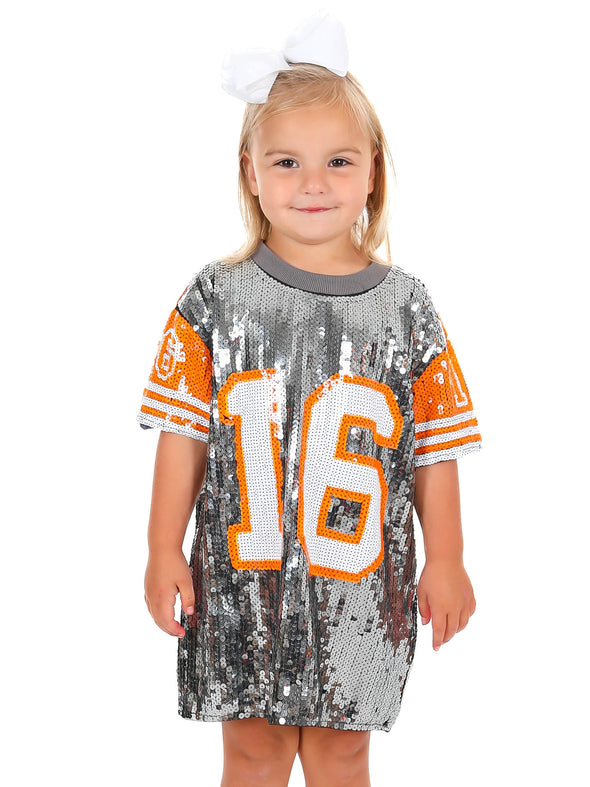 16 Sequin Jersey Dress