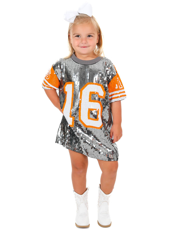 16 Sequin Jersey Dress