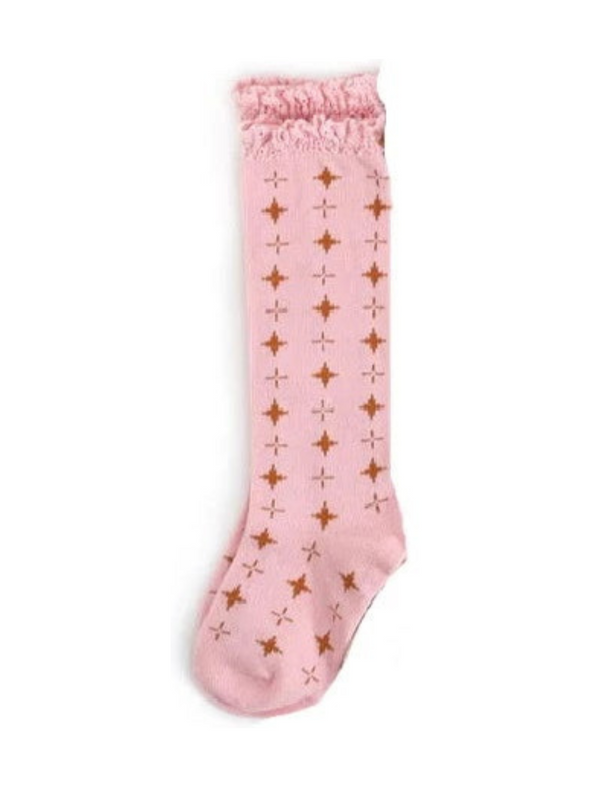Little Stocking Co. Twinkle Lace Top Knee High