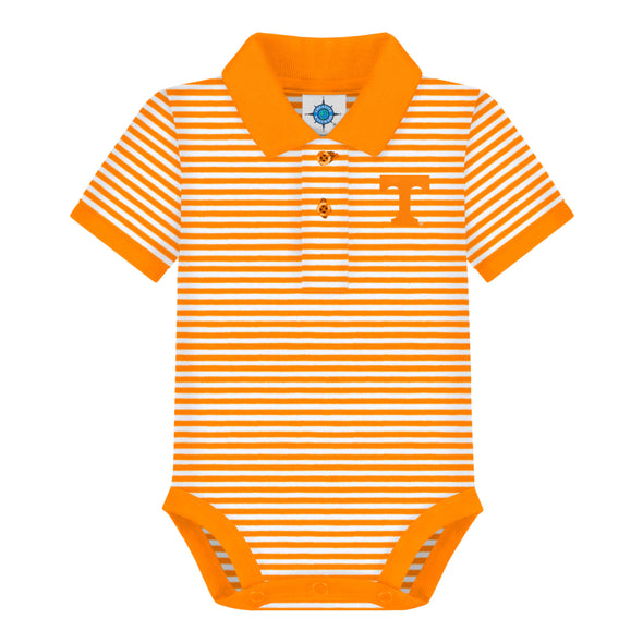 Striped Polo Bodysuit