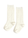 Ivory Cable Knit Knee High