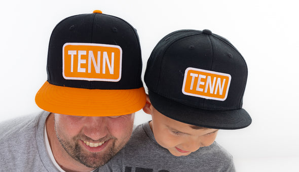 Black and Orange TENN Snapback