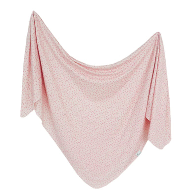 Copper Pearl Dottie Knit Swaddle Blanket