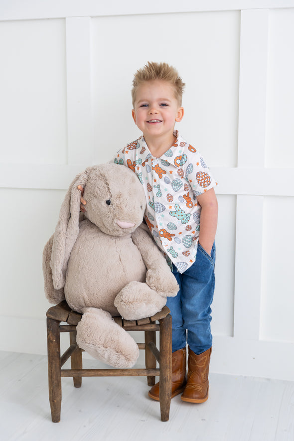 rabbit dress shirt Premium Hawaiian Shirt, Rabbit Lover Men's Camp Shirt, Bunny Life Tee, Animal Print Shirt, Rabbit Life Shirt, Bunny Lover Shirt