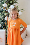 TN Orange Spin Dress