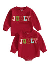 Jolly Chenille Letter Sweatshirt