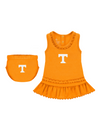 Power T Ruffle Dress + Bloomer Set