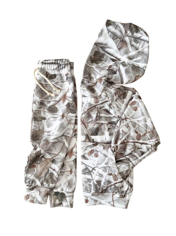 Hoodie Camo Jogger Set