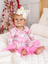 Pink Fur Santa Christmas Pajamas