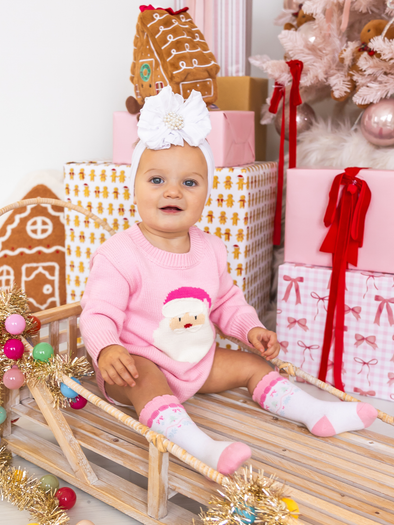 Pink Santa Sweater Bubble