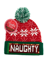 Naughty or Nice Sequin Beanies