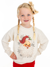 Vintage Rhinstone Santa Sweatshirt