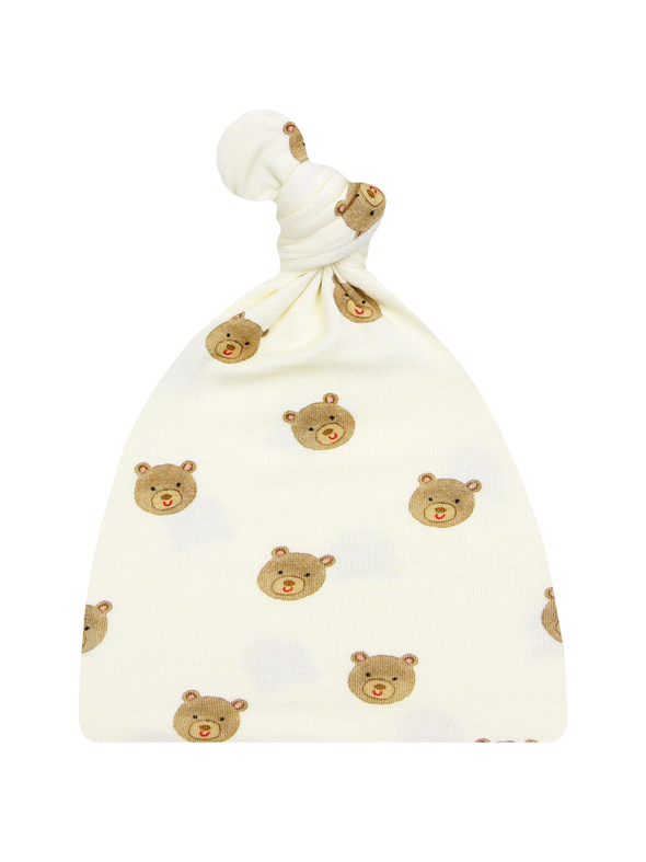 Lou Lou Teddy Top Knot Hat