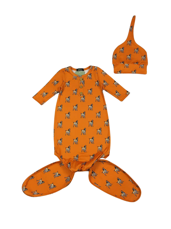 Smokey Gown and Hat Set