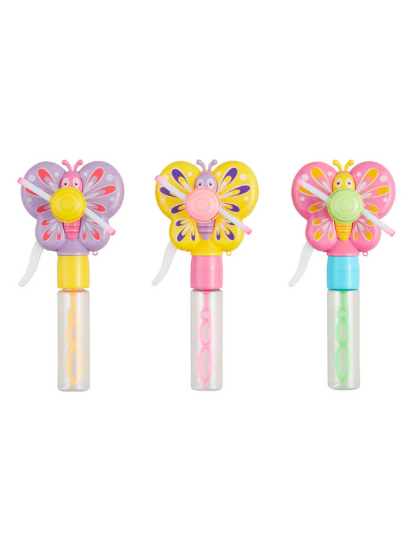 Light-Up Butterfly Bubble Fans
