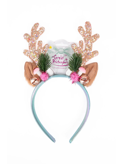 Pink Rudolph Headband