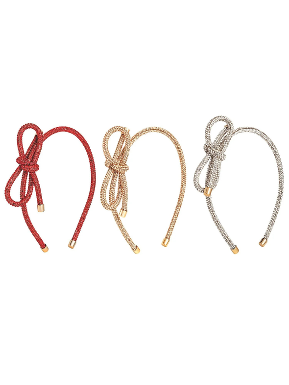 Rhinestone Bow Headbands