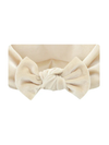 Lou Lou Latte Velvet Knot Headband