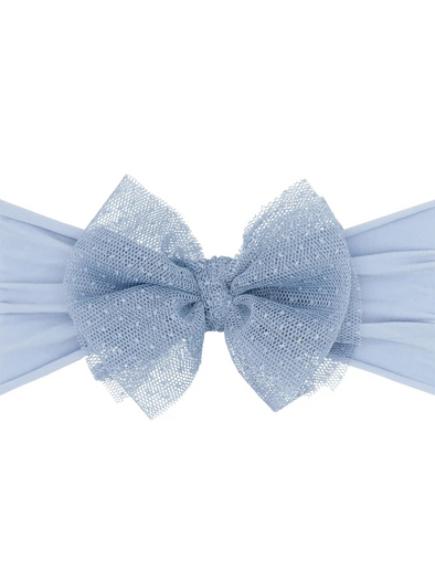 Baby Bling Tulle Dusty Blue Headband
