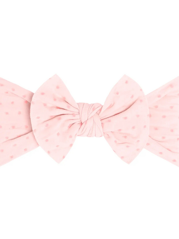 Baby Bling Shabby Pink Dot Headband