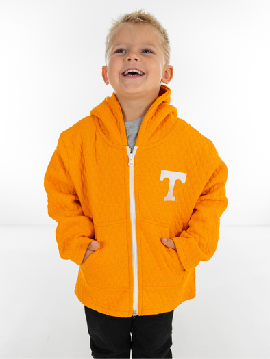 Tennessee Quilted Zip Hoodie