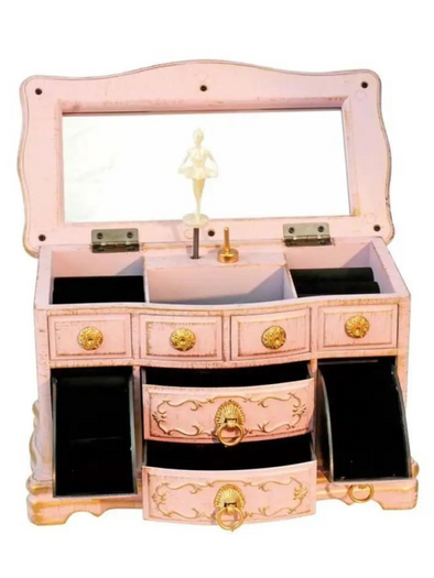 Pink Jewelry Music Chest