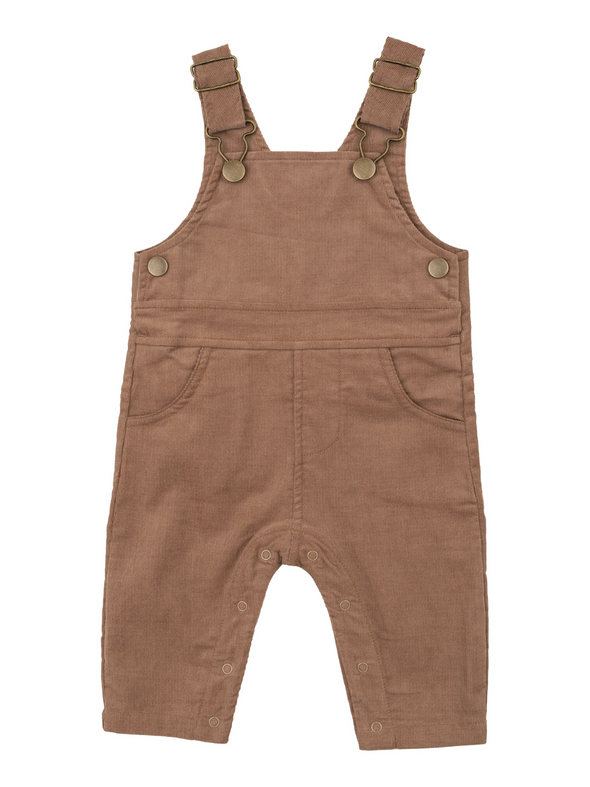 Classic Brown Cord Overalls