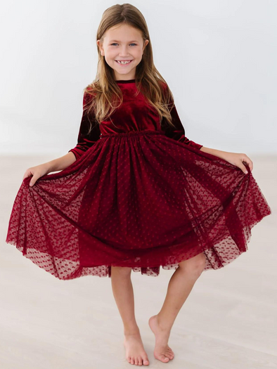 Cranberry Velvet TuTu