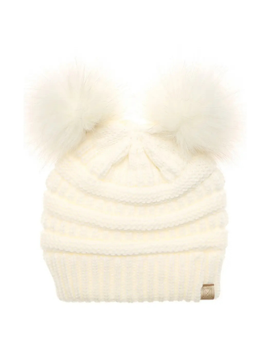 Winter Double Pom Pom Beanie