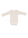 Vanilla Organic Snap Long Sleeve Ribbed Bodysuit