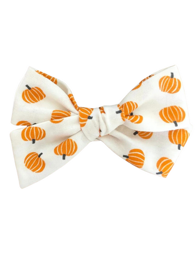 Classic Pumpkin Hair Bow