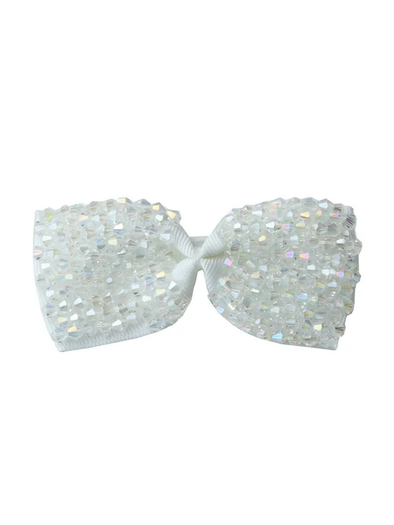Couture Beaded Bow Clip