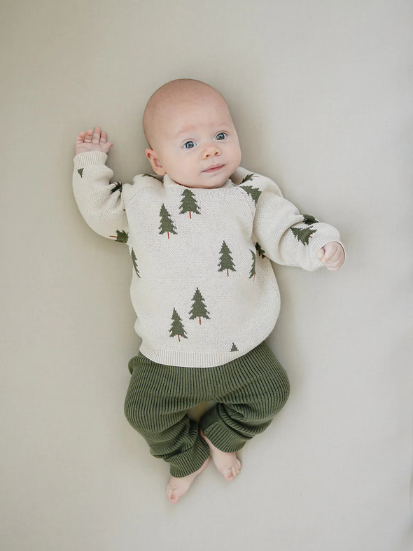 Pine Tree Knit Sweater