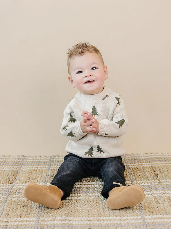 Pine Tree Knit Sweater