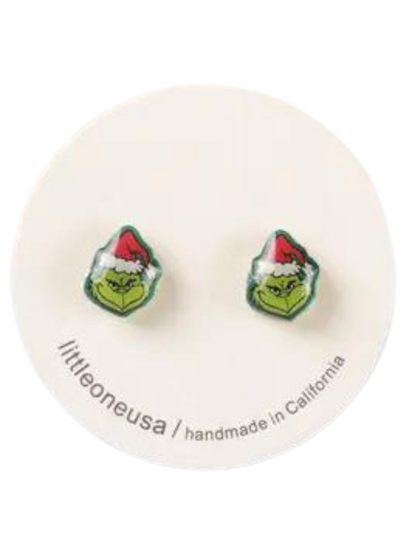 Grinch Earring Stud