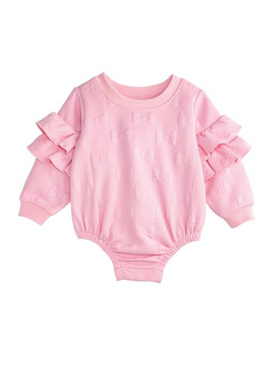 Quilted Bow Sweatshirt Bubble