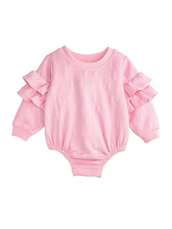Quilted Bow Sweatshirt Bubble