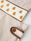 Pumpkin Smock Embroidered Romper