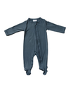 Charcoal Bamboo Footed Zipper