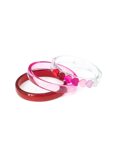 Hearts Red Shades Bangles