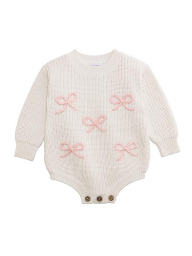 Chainstitch Bow Sweater Bubble