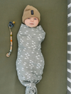 Olive Bamboo Stretch Crib Sheet