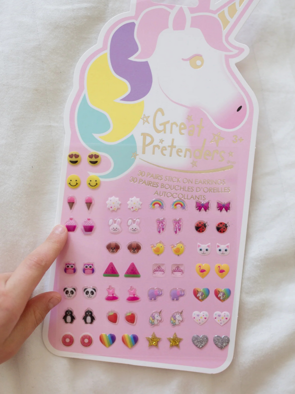 Unicorn Stick-On Earrings