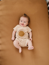 Mustard Bamboo Stretch Crib Sheet