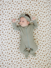 Autumn Bloom Muslin Crib Sheet